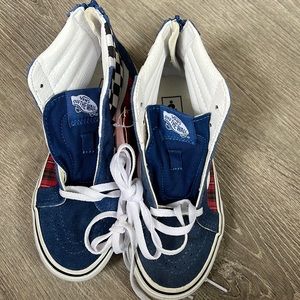 Vans - Old Skool Suede Checkered - 1.5 kids new